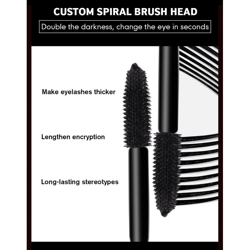 Mascara Saniye 3D Màu Đen Làm Cong Dày Và Dài Mi Chống Thấm Nước Lâu Trôi | BigBuy360 - bigbuy360.vn