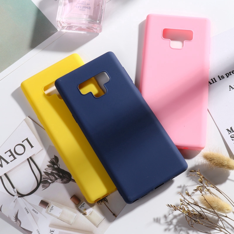 Ốp lưng màu nhám nhiều mẫu mã cho điện thoại Samsung Galaxy Note 9 6.4 inch | BigBuy360 - bigbuy360.vn