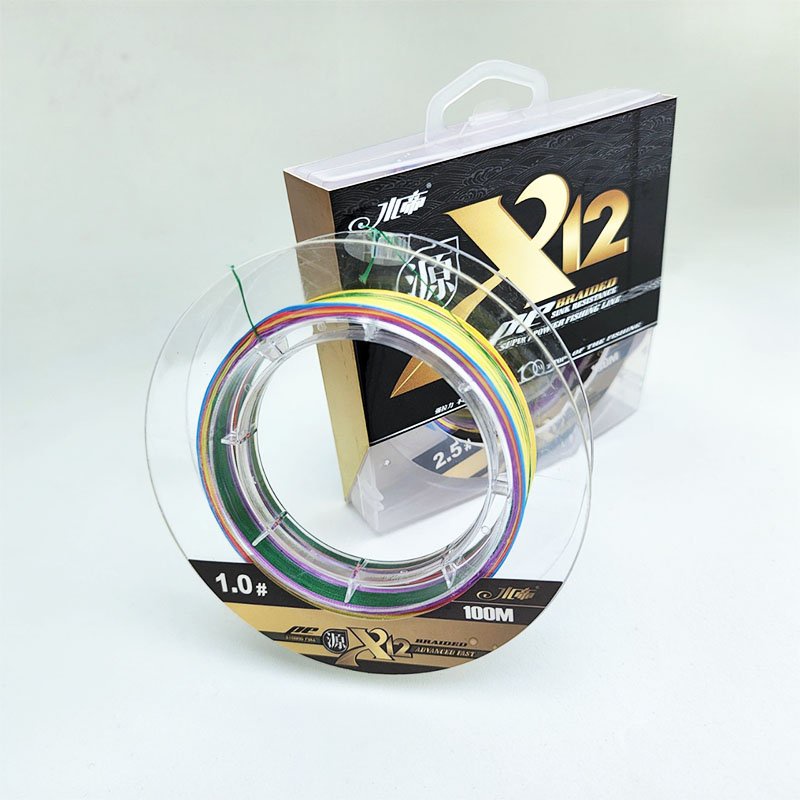 Dây câu cá dù câu lure X12 Pirate Braided siêu bền mềm mịn dù câu cá chất lượng