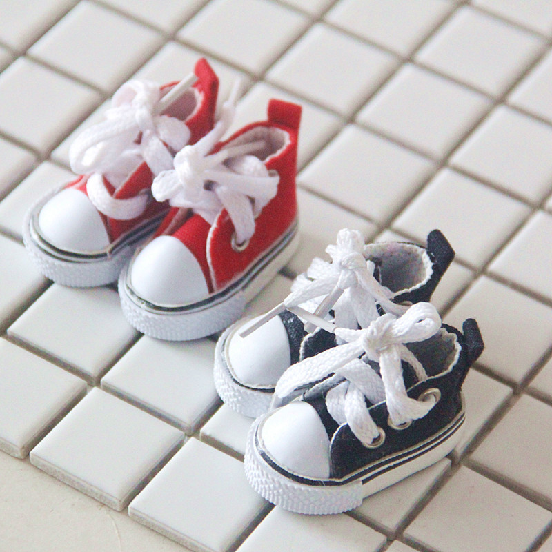 Giày vải canvas 20cm 5cm tùy chọn màu sắc cho búp bê
