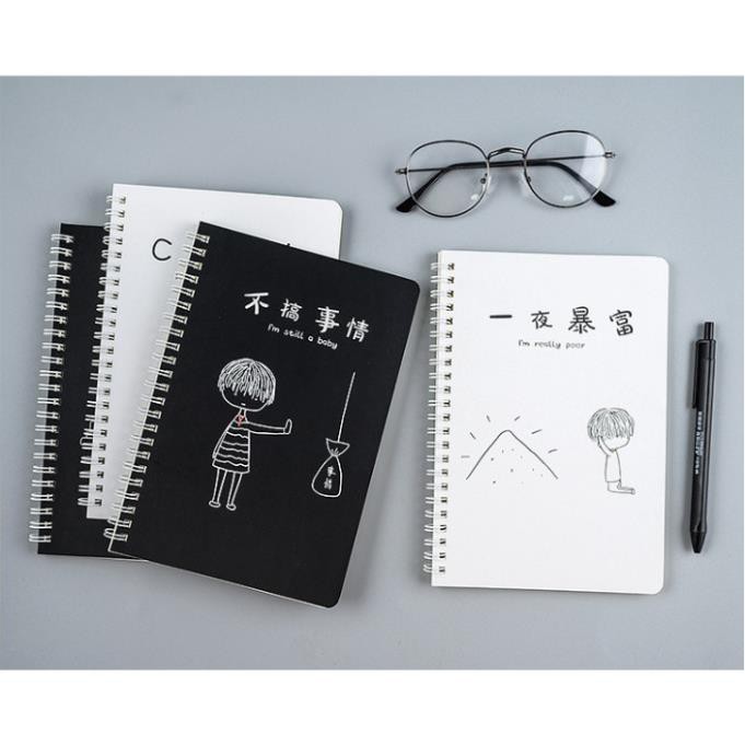 [Mã LIFEXANH03 giảm 10% đơn 500K] [BAO GIÁ SHOPEE] Sổ lò xo A5 được chọn mẫu AOBA-A5-SLX3