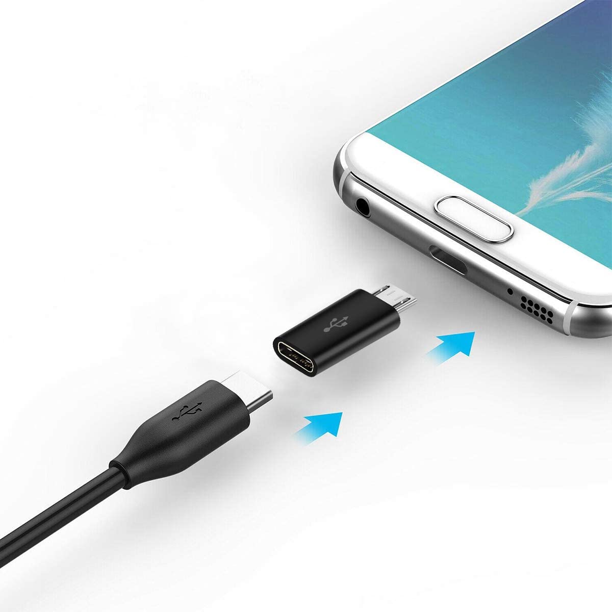 Đầu Chuyển Đổi Usb Type C Sang Micro Usb (Male) Cho Camera Kỹ Thuật Số Galaxy S7 Edge