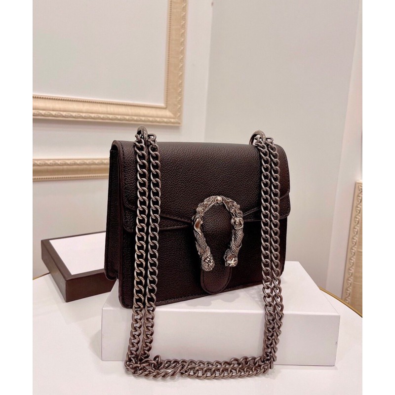 Túi Gucci size 20cm về đen, đỏ phụ kiện đẹp nặng tay Fullbox