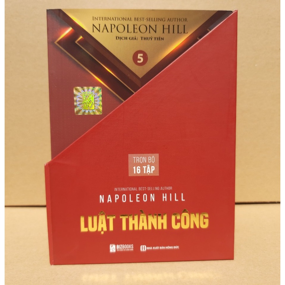 Sách - Luật thành công bản đặc biệt: Bộ 16 cuốn kèm hộp sang trọng - Napoleon Hill
