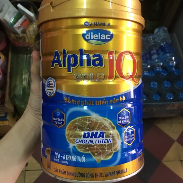 [Vinamilk] SỮA BỘT DIELAC ANPHA GOLD HỘP THIẾC STEP 1-2-3 (900g)