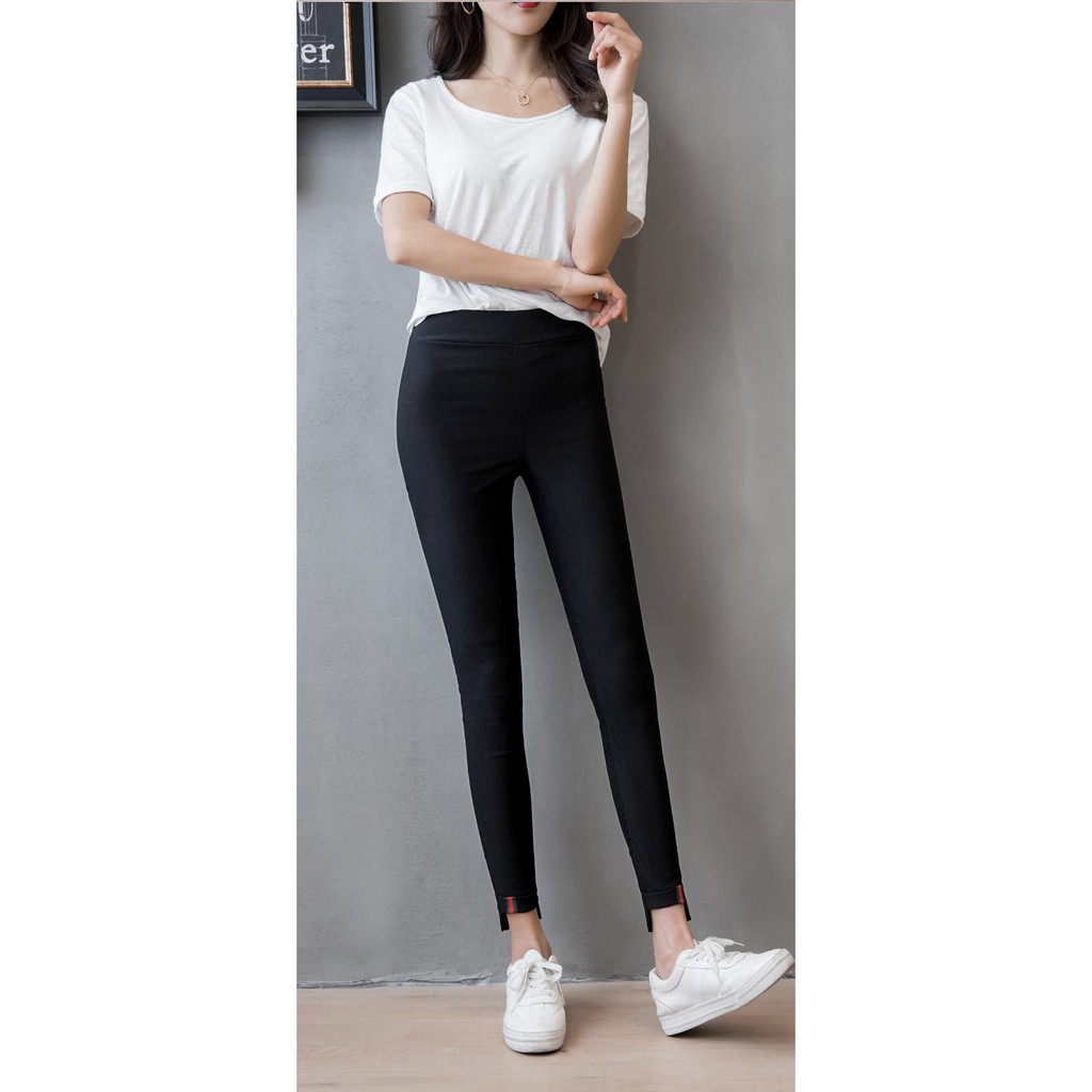 Quần Legging Nữ Ôm Sát Kiểu Hàn Quốc Tạo Vóc Dáng