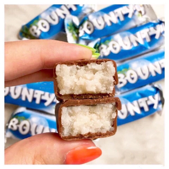 Kẹo socola nhân dừa Bounty, snicker - Đức