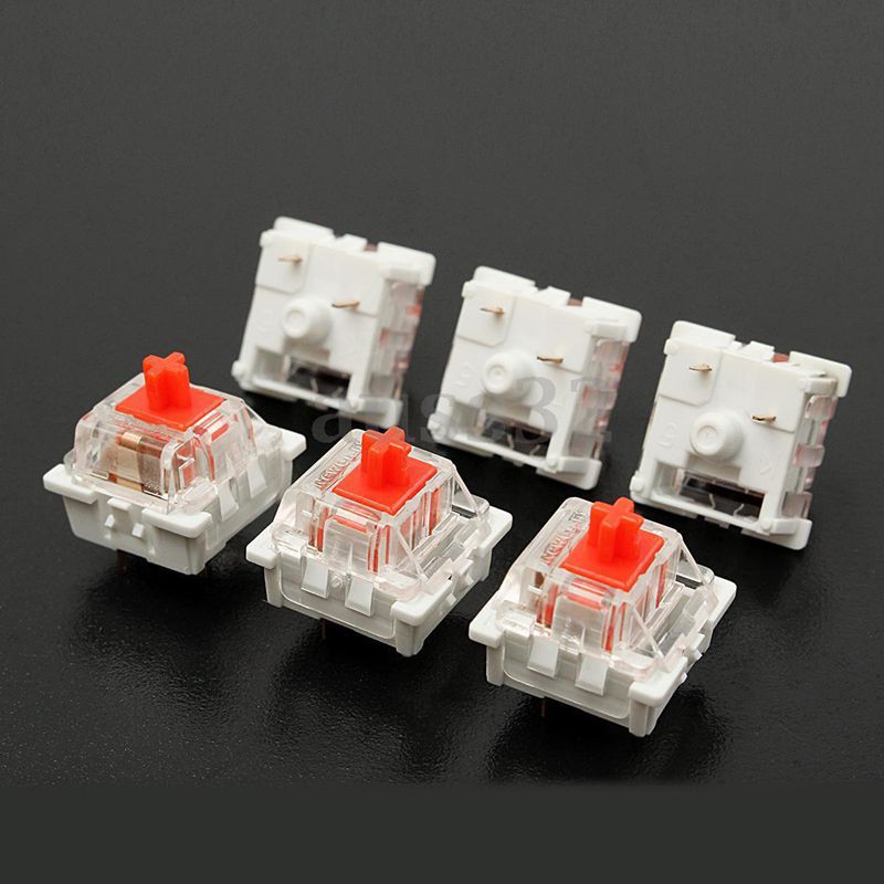 10Pcs Plastic For Cherry Red 3 Pin MX RGB Mechanical Switch Keyboard tusongh44