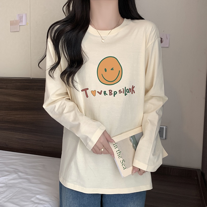 NRVP Áo Thun Nữ Dài Tay Thời Trang Hàn Quốc 2023