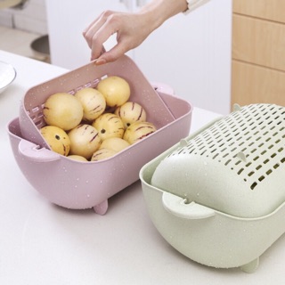 RỔ ĐÔI NHỰA LÚA MẠCH