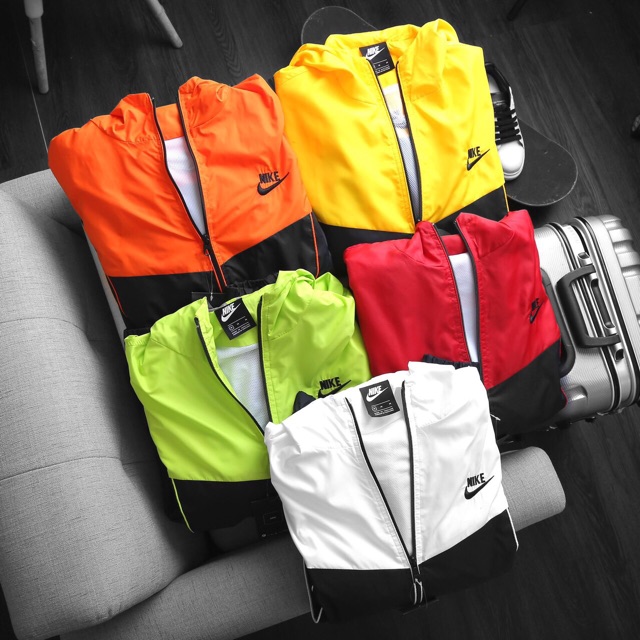 Áo khoác dù n! ke nam nữ dù 2 lớp form unisex