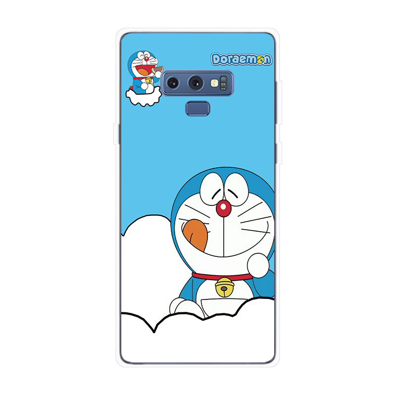 Ốp lưng TPU mềm Samsung Galaxy Note 8 9 Note8 Note9 Doraemon hoa văn