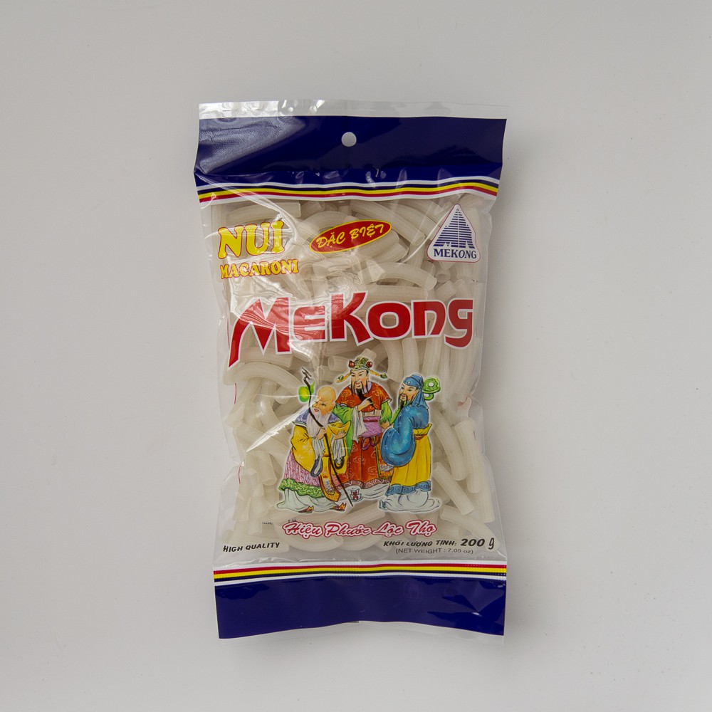 Nui gạo ống dài trắng MEKONG Gói 200g