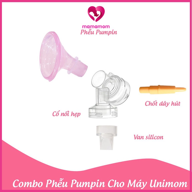 Phễu Hút Sữa Pumpinpal Cho Máy Hút Sữa Unimom, Medela ,Real Bubee, Ameda..