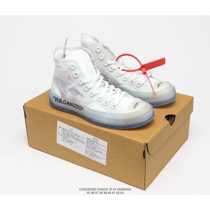 CONVERSE Giày Thể Thao Off White Chuck Taylor 1970 S 1.0 36-43 euros RM159 Cá Tính