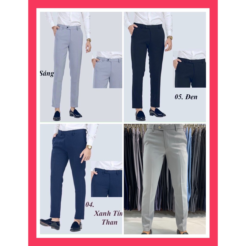 QUẦN TÂY NAM 😍😍  [ 𝐠𝐢𝐚̉𝐦 đ𝐞̂́𝐧 𝐡𝐨̛𝐧 𝟓𝟎% ] quần âu nam  với chất liệu co giãn không bai xù | BigBuy360 - bigbuy360.vn