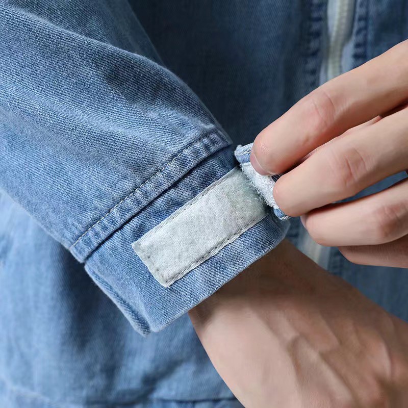 ÁO JEAN KAKI SALTLIMIT CÓ MŨ- HÀNG HOT TREND