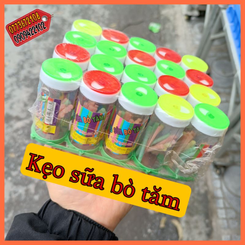 kẹo sữa bò tăm [ khay 20 lọ]