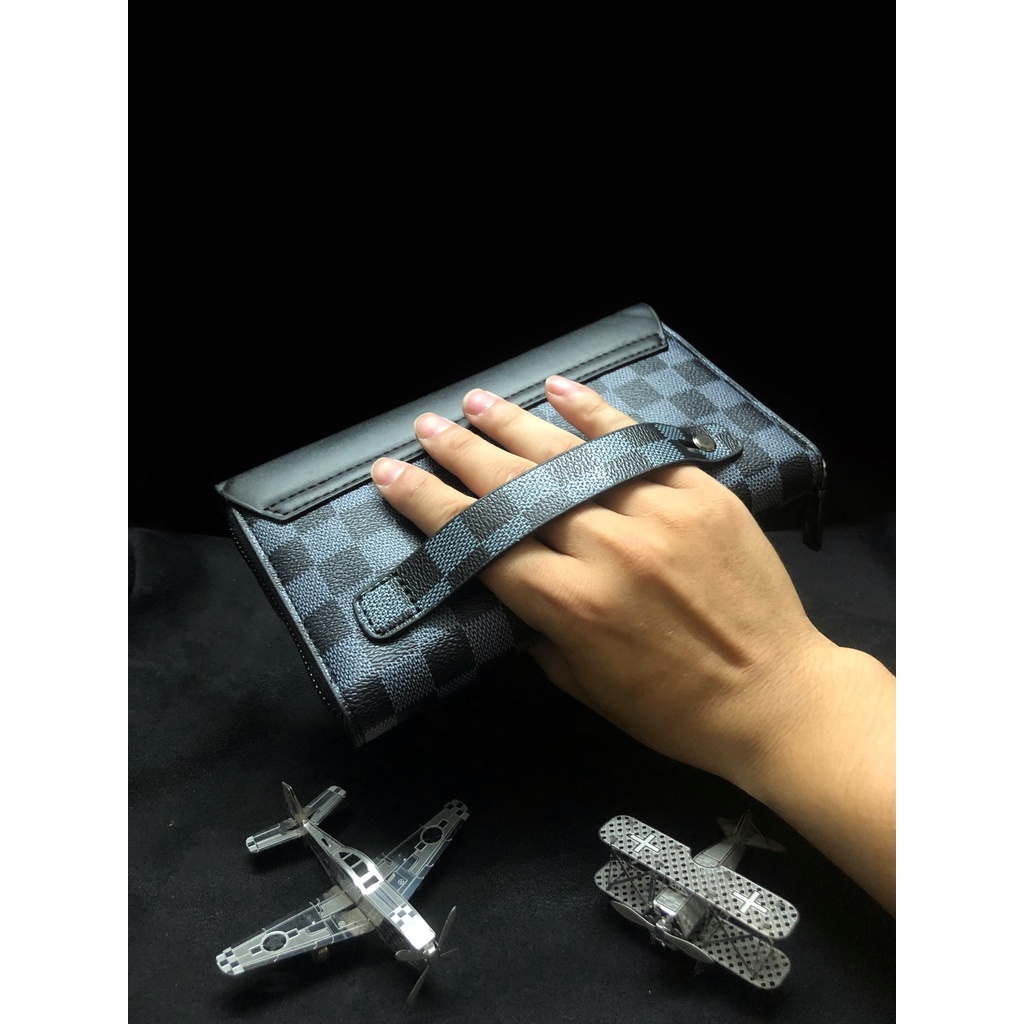 Ví dài LV nam, cặp nách, cầm tay sang trọng, lịch lãm, trưởng thành