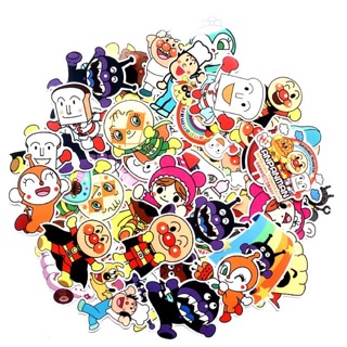 Sticker anpanman set 30-50 cái ép lụa / hình dán anpanman