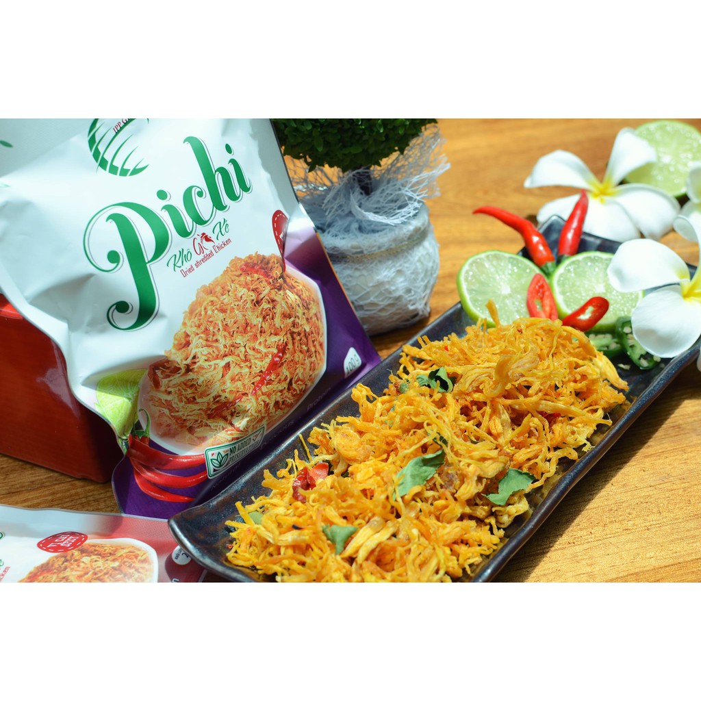 Khô Gà Xé PICHI 50g (vị Cay Lá Chanh) | BigBuy360 - bigbuy360.vn