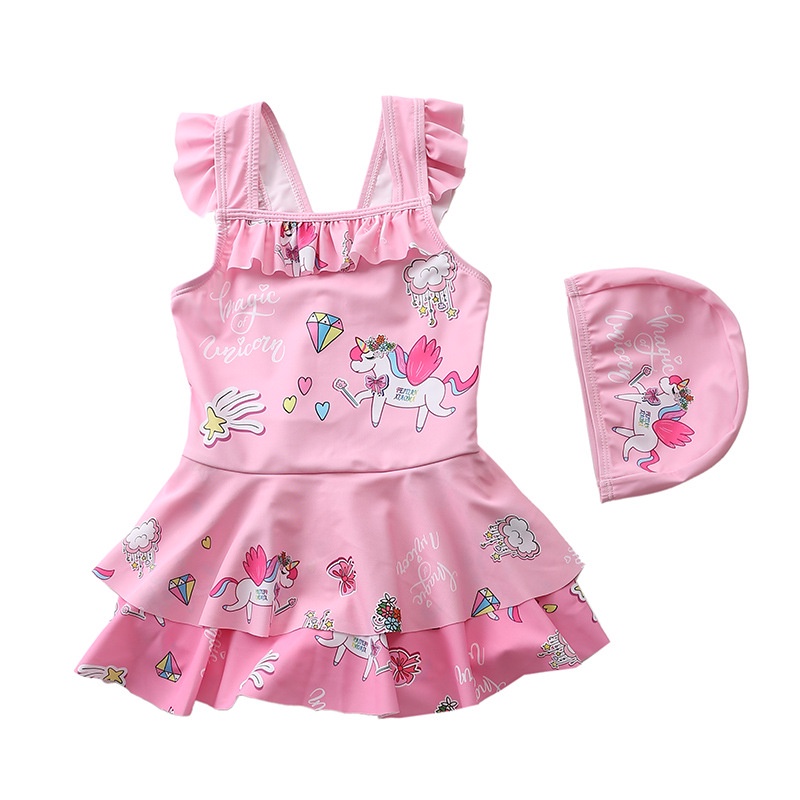 Đồ Bơi Một Mảnh Cỡ Lớn / Trung Bình / Nhỏ Phong Cách Thời Trang Mới Dễ Thương Cho Bé Gái-081