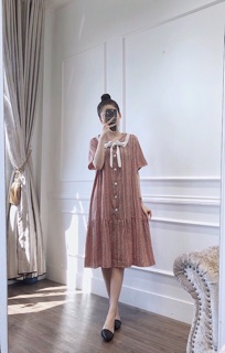 Đầm bầu công sở suông
