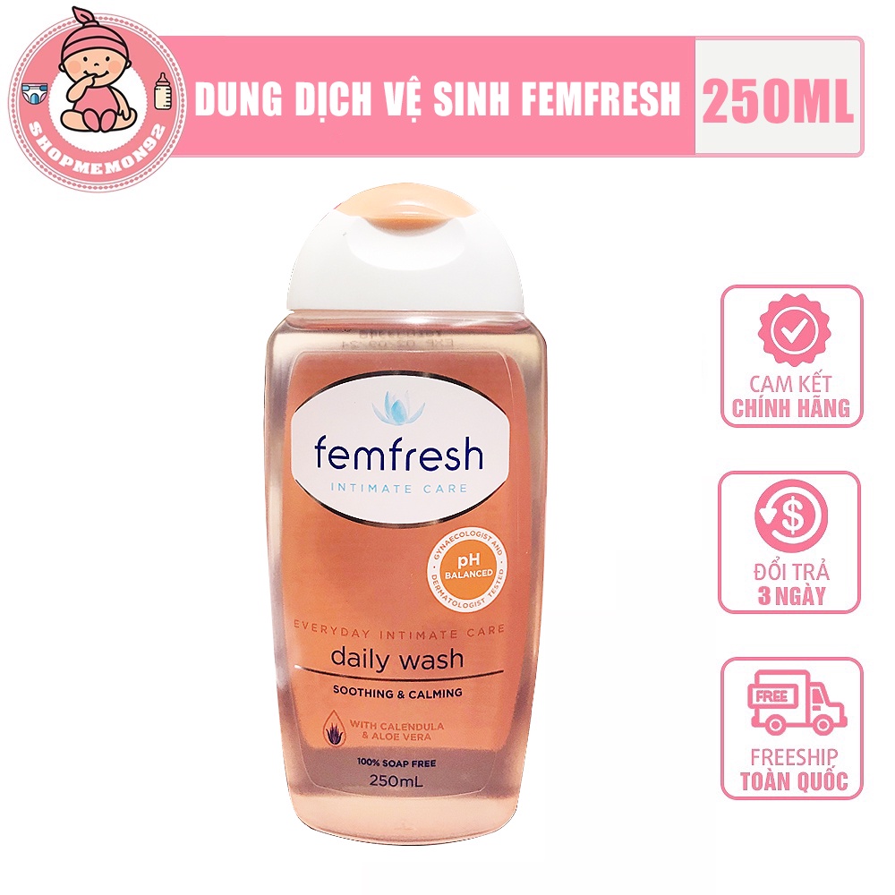 Dung dịch vệ sinh phụ nữ Femfresh intimate care dạng gel 250ml