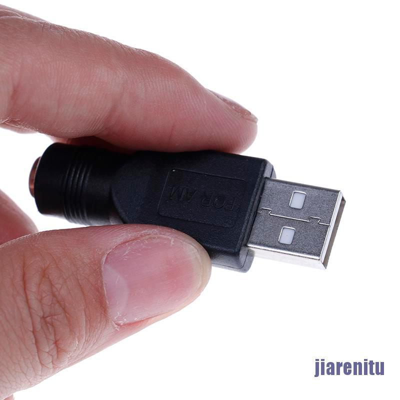 Đầu cắm USB 2.0 5V 5.5x2.1mm DC sang cổng USB đực/cái cho laptop