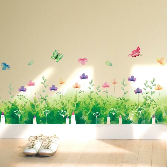 Decal dán chân tường  Tranh dán chân tường trang trí