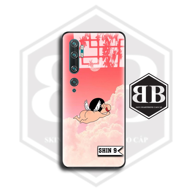 Ốp lưng kính cường lực hình shin cho Xiaomi Redmi Note 10 CC9 Pro / Redmi K20 Mi 9T / Mi CC9 Mi A3 Lite / Note 9 Pro Max | BigBuy360 - bigbuy360.vn