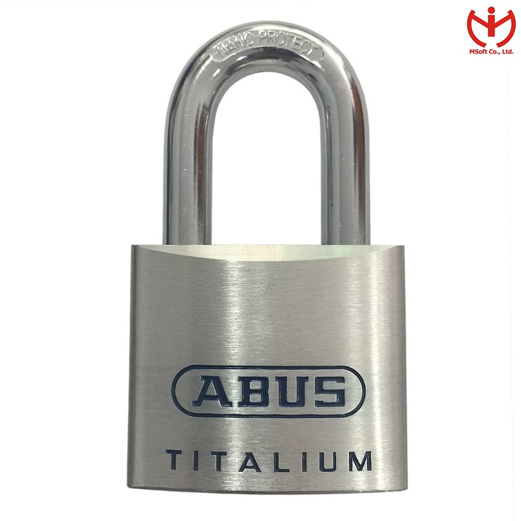 [Hỏa tốc HCM] Ổ khóa ABUS 96TI/60 thân TITALIUM rộng 60mm 4 chìa vi tính - MSOFT