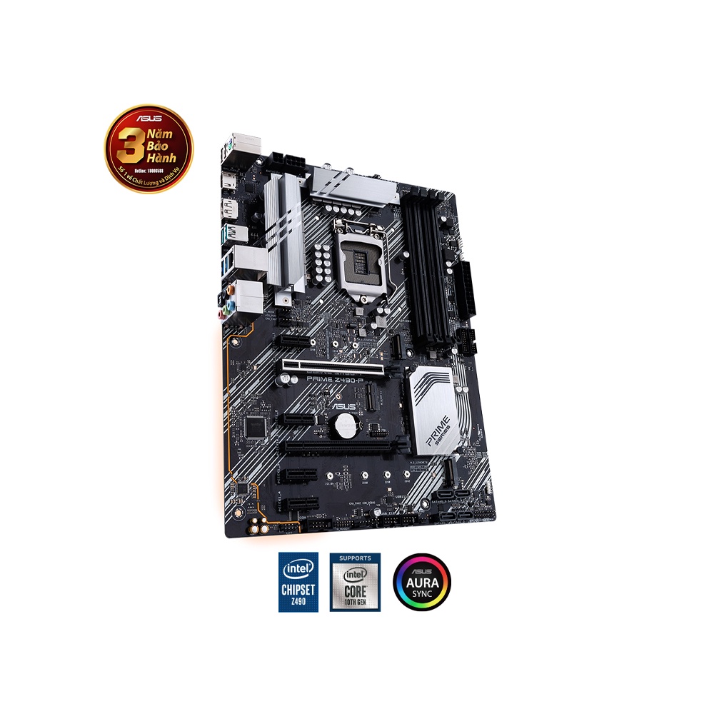 Mainboard ASUS PRIME Z490P (Intel Z490, LGA 1200, ATX, 4 khe RAM DDR4)