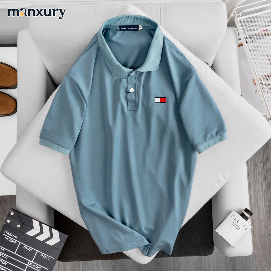Áo thun POLO nam cổ bẻ BASIC CVC vải cá sấu Cotton kháng khuẩn, chống nhăn, thoáng mát - MANXURY