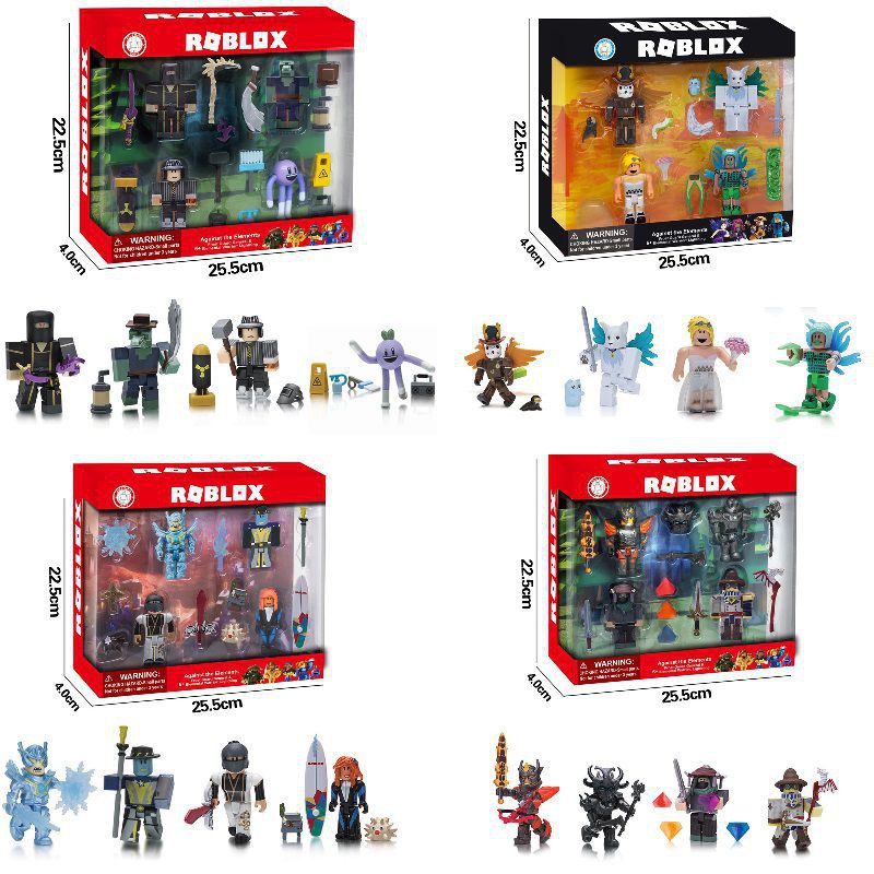 Game Roblox Figures Mini Playset Robot Children Collection Toppers Toy Gift Cak