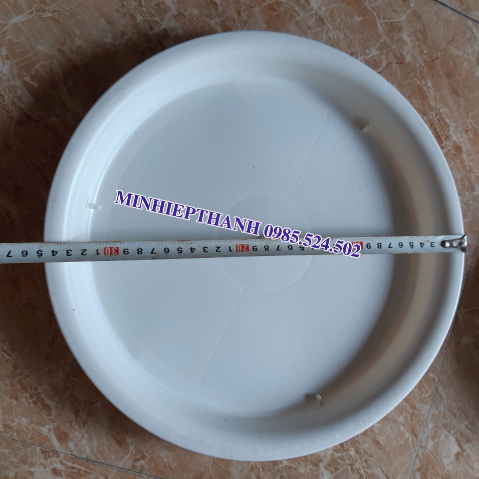 đĩa lót chậu nhựa tròn trồng cây D35 đường kính 34.5cm (đế lót chậu nhựa)