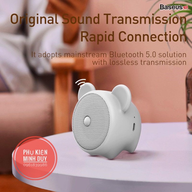 Loa Bluetooth Mini hình 12 Con Giáp siêu dễ thương Baseus Q Zodiac Wireless Mini Speaker