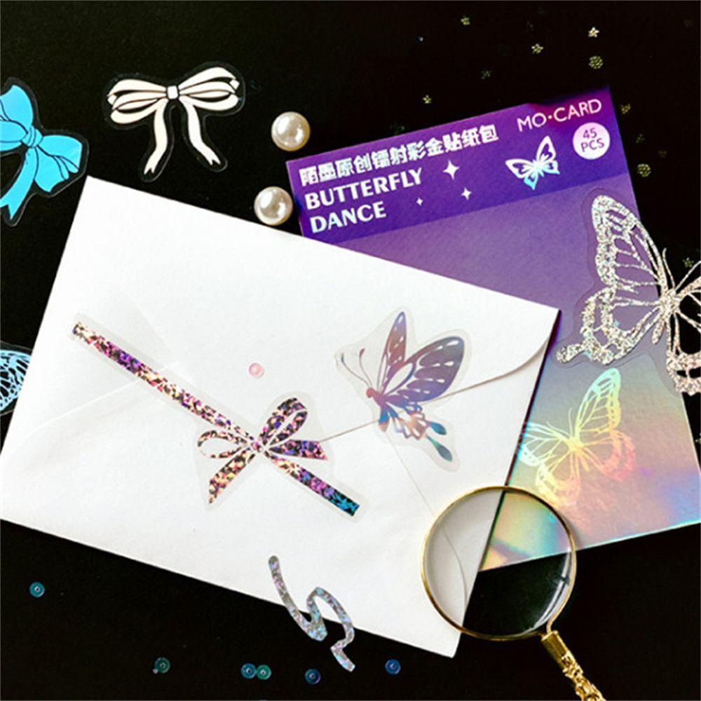 Sticker Dán Trang Trí Sổ Tay DIY Hình Kỳ Lân Và Bầu Trời Sao