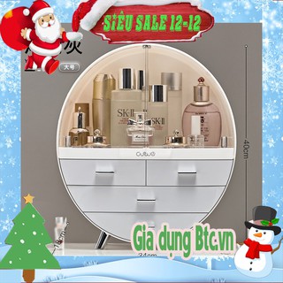 Tủ đựng mỹ phẩm có ngăn kéo, có cánh tủ chống bụi bẩn, chống nước bảo quản mỹ phẩm l Tủ đưng mỹ phẩm cao cấp nhiều ngăn