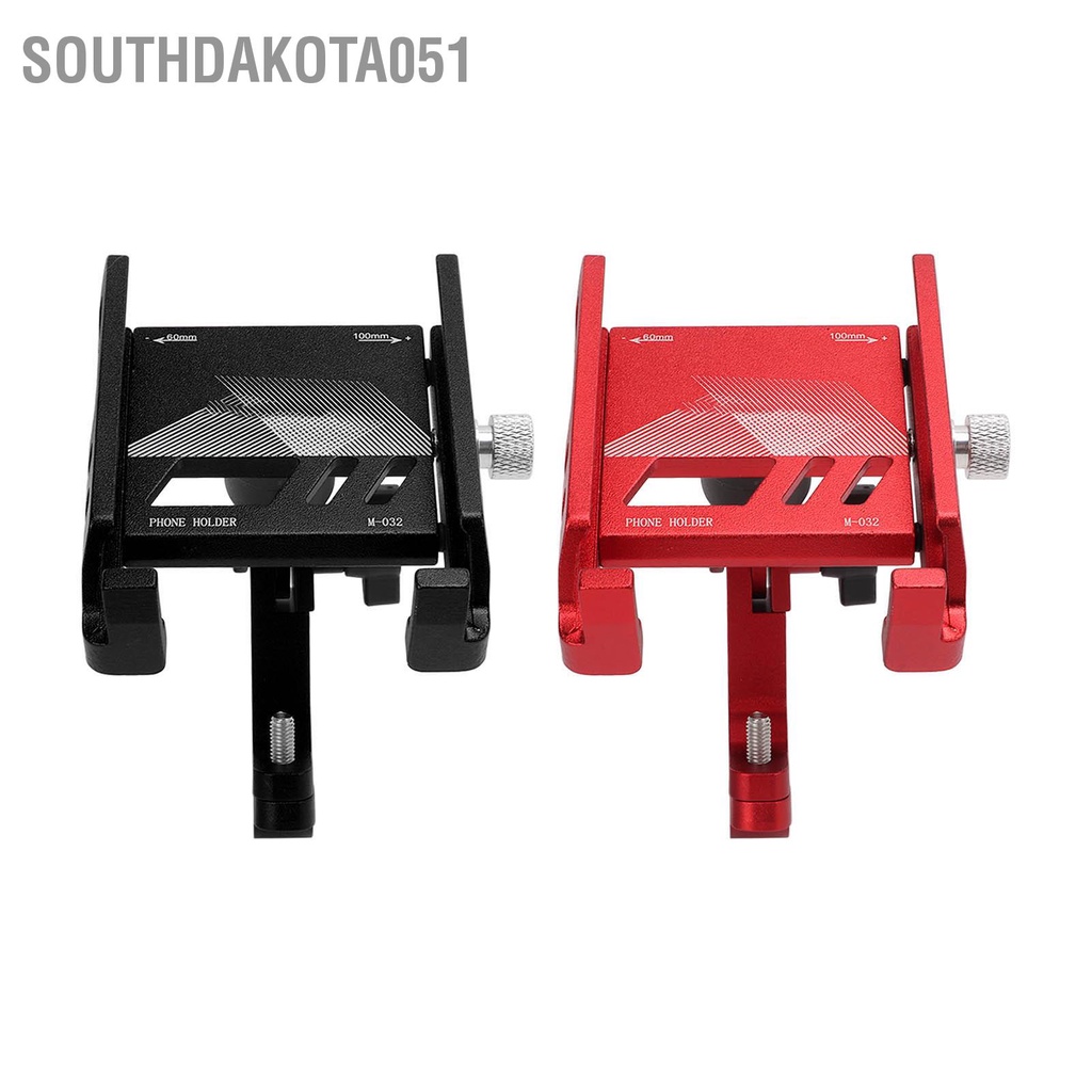 Southdakota051 MEROCA Giá đỡ điện thoại di động cho xe đạp bằng nhôm Xoay 360 ° Tay lái Xe leo núi
