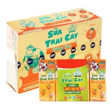 Thùng 48 hộp sữa trái cây LiF Kun hương nho/trái cây 180m