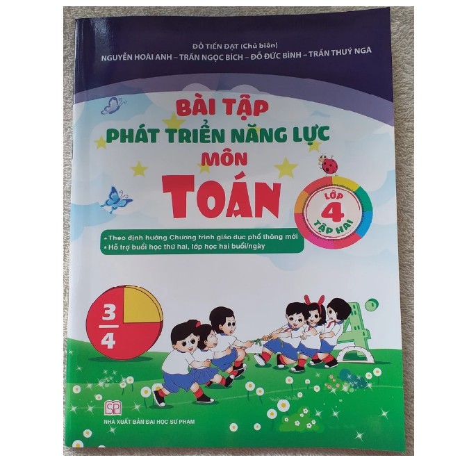 Combo sách - Bài Tập Phát Triển Năng Lực Môn Toán Lớp 4 (Tập 1+2)