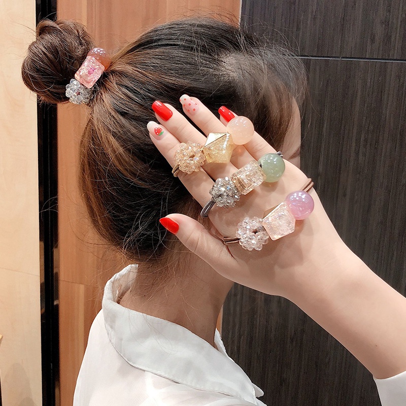 Dây buộc tóc SD504 nơ dễ thương, cute, xinh đẹp phong cách Hàn Quốc làm phụ kiện tóc thời trang cho nữ