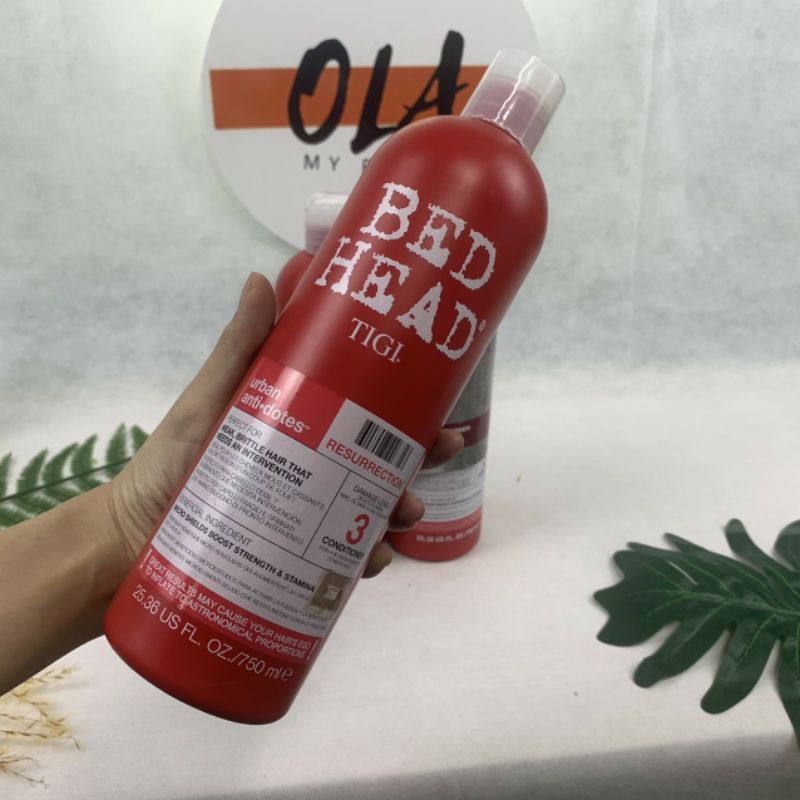 [ FREESHIP] DẦU GỘI TIGI ĐỎ 750ML TIGI BED HEAD URBAN ANTIDOTES™ LEVEL 3 RESURRECTION CHÍNH HÃNG