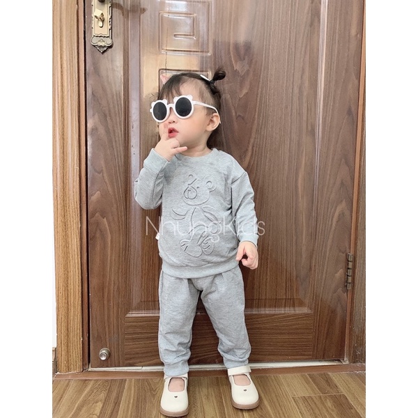 Bộ Nỉ Gấu Bé Trai Bé Gái