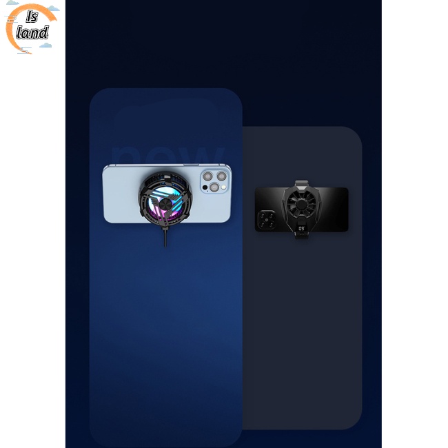 Quạt Tản Nhiệt Al-02 Có Đèn Rgb Từ Tính Cho Điện Thoại Ios Android