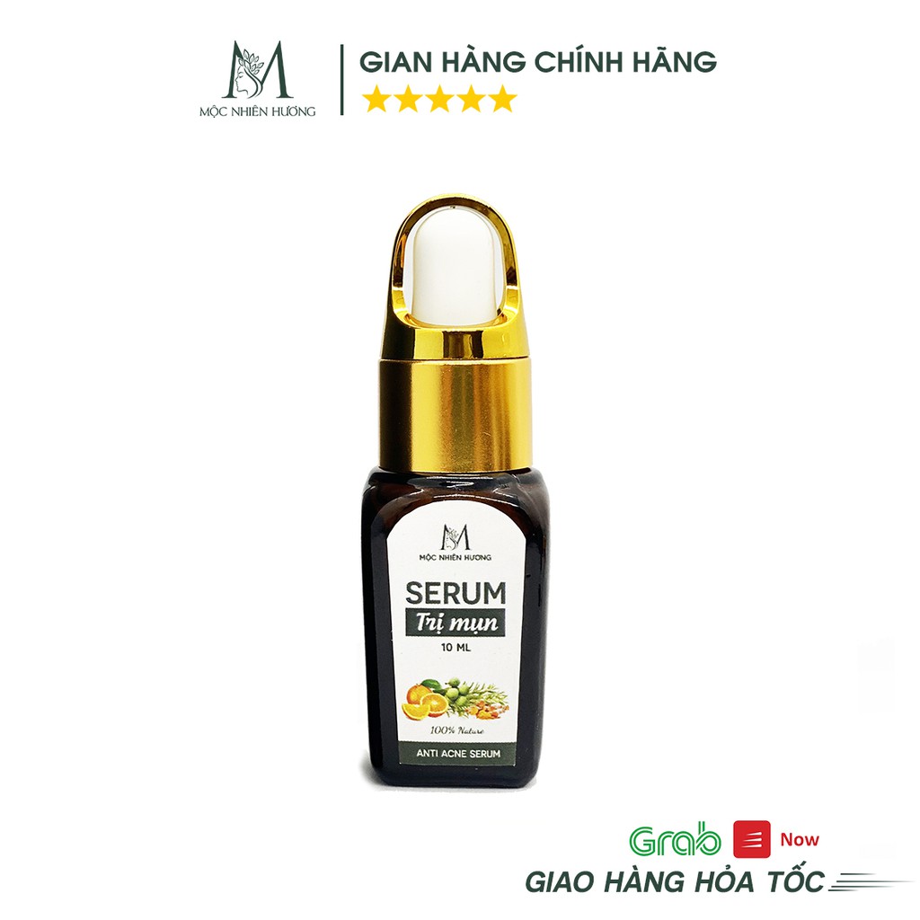 Serum giảm mụn, mờ thâm sẹo rỗ, tái tạo da Mộc Nhiên Hương 10ml dành cho mọi loại da