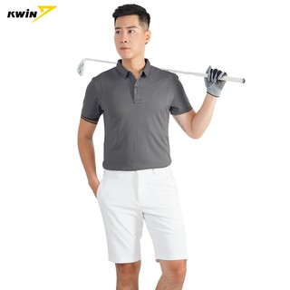 Áo Polo Nam Cao Cấp Kwin KPS001S8 3 Màu Trẻ Trung, Chất Liệu Cao Cấp Đàn Hồi Tốt - Hàng Chính Hãng