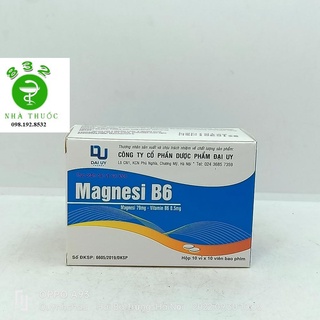 Viên uống magnesi b6 dp đại uy hộp 10 vỉ x 10 viên
