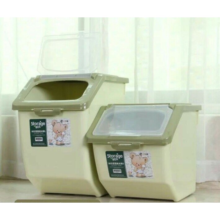 Thùng đựng gạo to loại 15kg [có bánh xe] | BigBuy360 - bigbuy360.vn